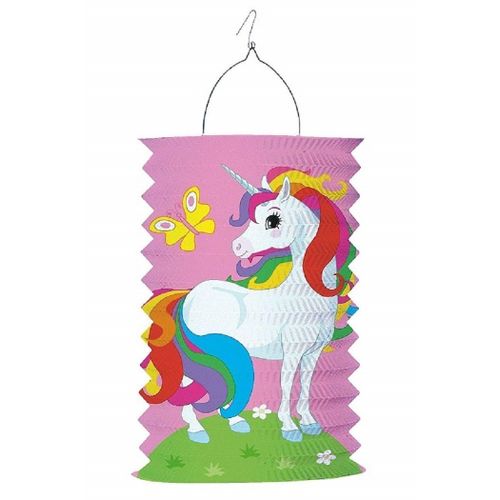Lampion Licorne Arc-En-Ciel (Fête,Anniversaire....) 28cm - Neuf