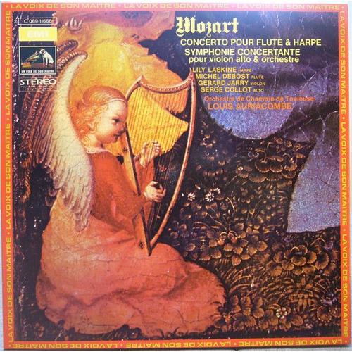 Mozart*, Lily Laskine, Michel Debost, Gérard Jarry, Serge Collot, Orchestre De Chambre De Toulouse, Louis Auriacombe ¿ Concerto Pour Flute & Harpe / Symphonie Concertante Pour Violon Alto & Orchestre