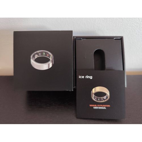 Bague Connectée Ice Watch Ring Titane Argenté