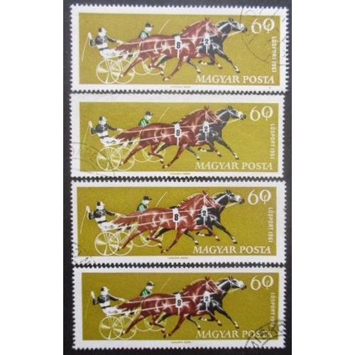 Hongrie N°1461 X 4 Oblitéré