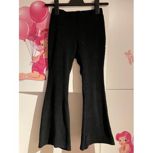 Pantalon Patte D’Éléphant Noir - Enfant Fille 12 Ans 