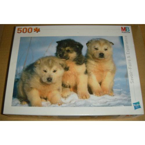 Puzzle Mb - 3 Chiots (500 Pièces)