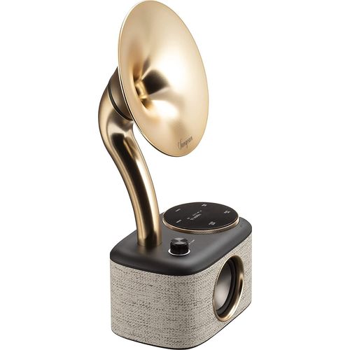 Sangean CP-100D Gramophone Radio de Table Dab+, FM AUX, Bluetooth, Dab+, FM, USB écran Tactile, Rechargeable Beige