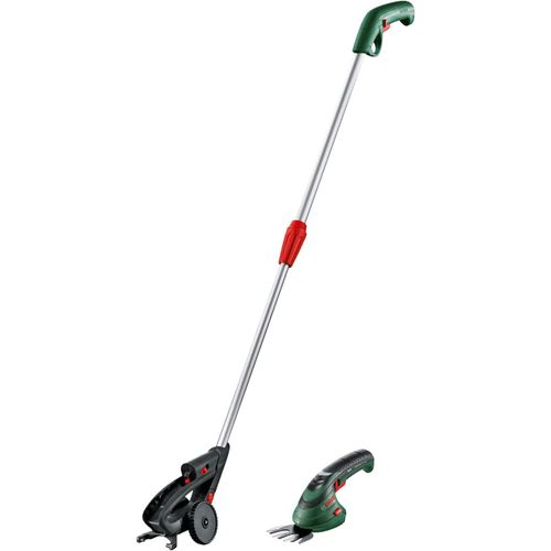 Bosch Isio Kit 1 lame de taille-herbes de 8 cm + tige télescopique