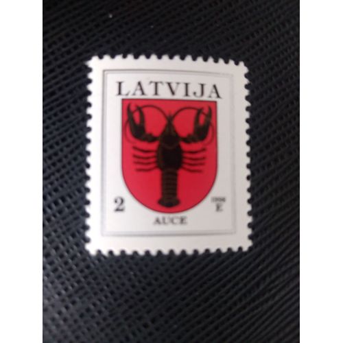 Timbre Lettonie Yt 413 Armoiries Des Villes Et Municipalités Lettones Auce 1997 ( 170706 )