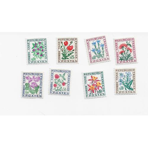 Timbres Taxe Fleurs Des Champs 1964/1971