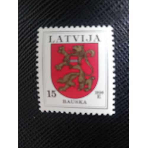 Timbre Lettonie Yt 448 Armoiries Des Villes Et Municipalités Lettones Bauska 1998 ( 170706 )