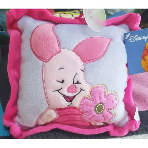 Jouet / Peluche Coussin Doudou / 1er Age / Avec Ventouse / Disney / 18x18 Cm