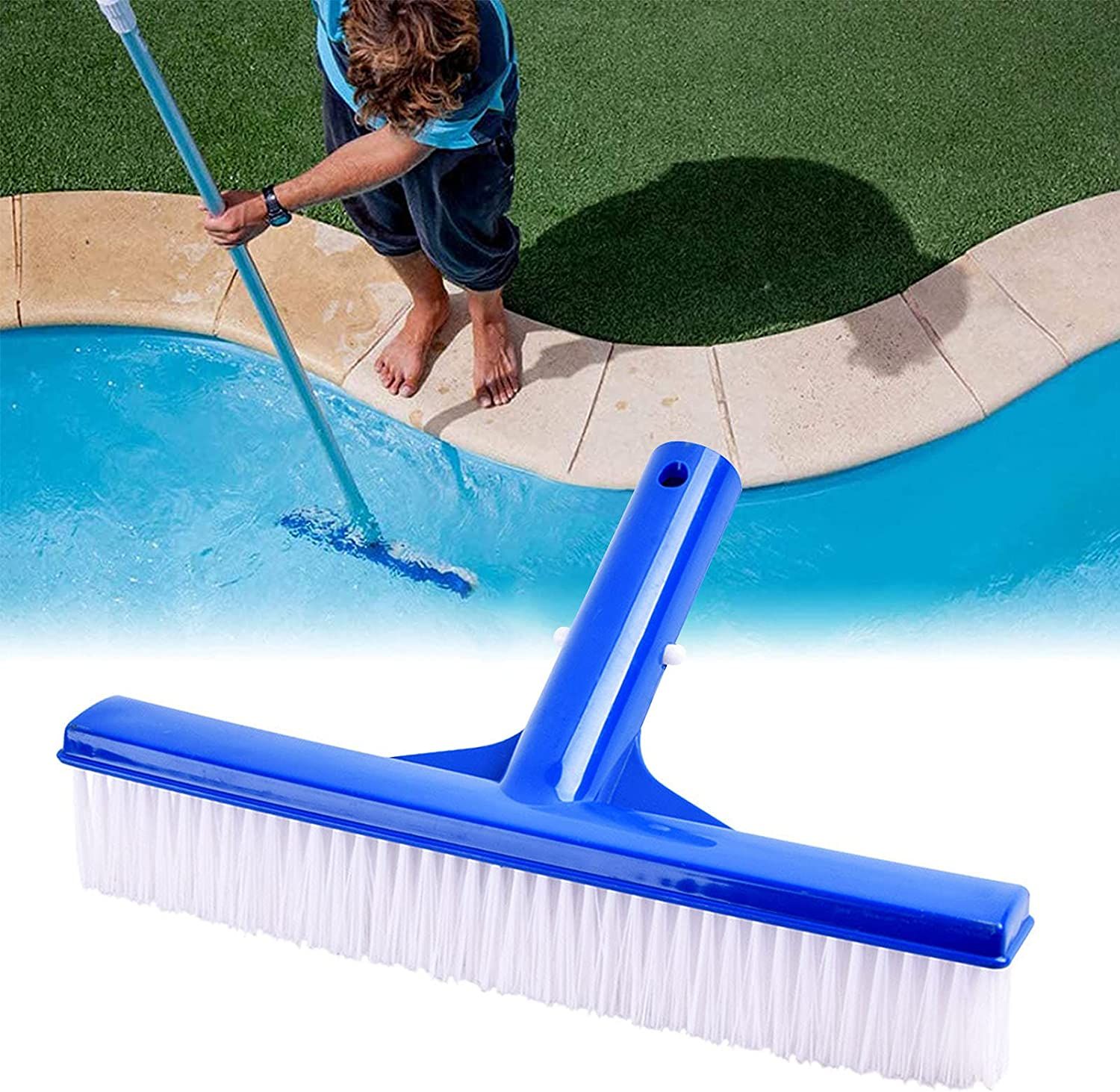 Piscine Tête de Brosse,Piscine Balai Brosses,Brosse de Nettoyage po...