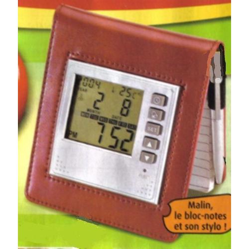 Pendulette Thermometre Multifonction Digitale