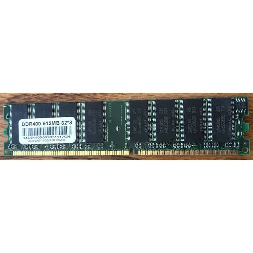 Barrette mémoire Samsung K4H560838E-TCC4 DDR400 512 Mo