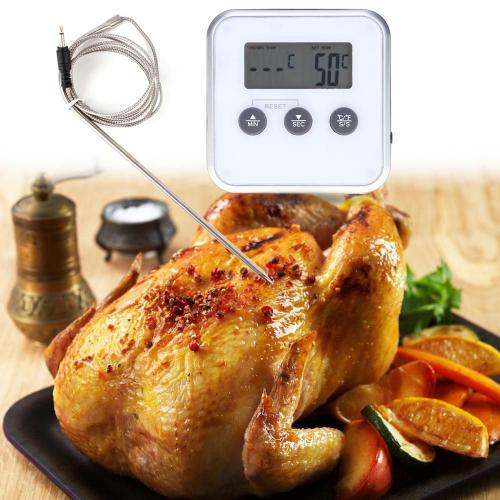 Thermomètre Électronique Numérique Minuterie Alimentaire Viande