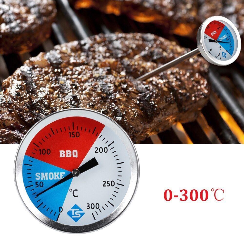 Outil de cuisine En acier inoxydable Jauge de température Barbecue Bbq  Fumeur Grill Thermomètre