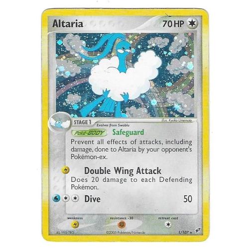 Altaria 1/107 - 70hp - Ex Deoxys - Rare Holo "Cosmos" Pokemon English Card