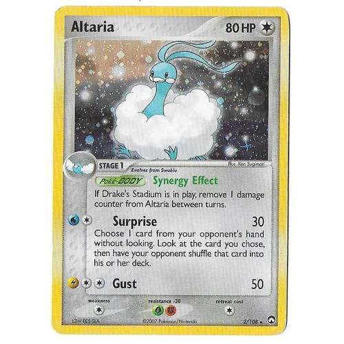 Altaria 2/108 - 80hp - Ex Power Keepers - Rare Holo "Cosmos" Pokemon English Card