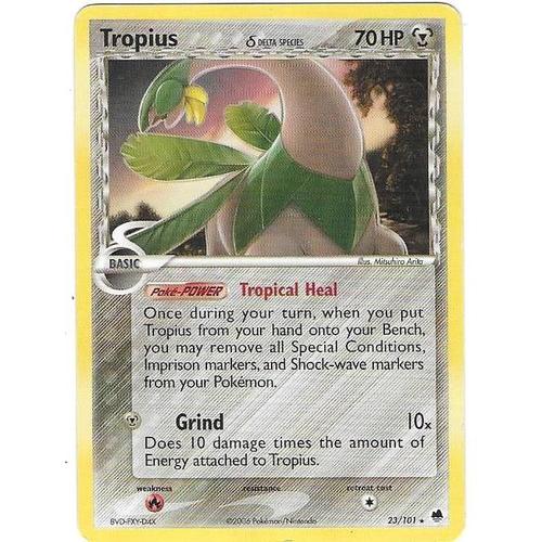 Tropius 23/101 - 70hp - Delta Species - Ex Dragon Frontiers - Rare