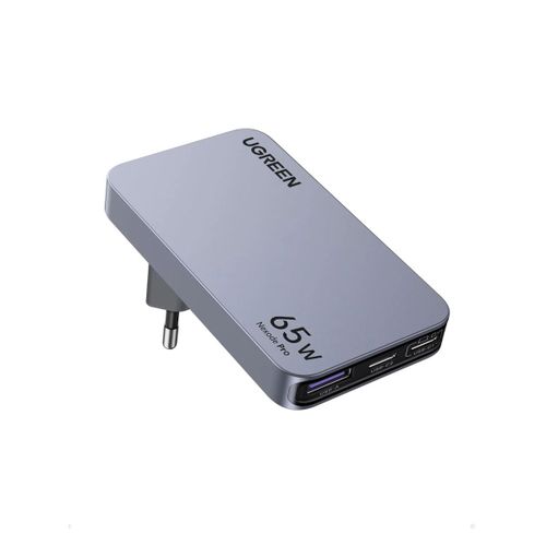 Chargeur De Voyage Ugreen 25356 Nexode Pro 65w Gan 2x Usb-C, 1x Usb-A