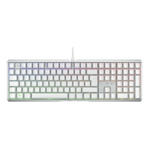 CHERRY XTRFY MX 3.1 - Clavier - 100% - full size - rétroéclairé - USB-C - QWERTZ - Allemand - commutateur : CHERRY MX2A Red - blanc
