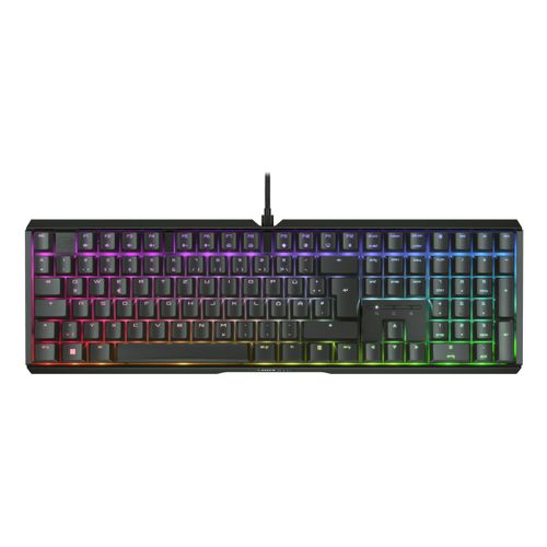 CHERRY XTRFY MX 3.1 - Clavier - 100% - full size - rétroéclairé - USB-C - QWERTZ - Allemand - commutateur : CHERRY MX2A Red - noir