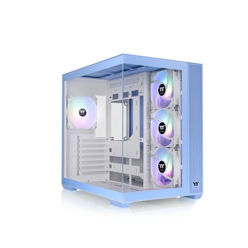 Thermaltake View 380 TG ARGB Hydrangea Blue - Boîtier moyen tour - Bleu clair - RGB - Fenêtre