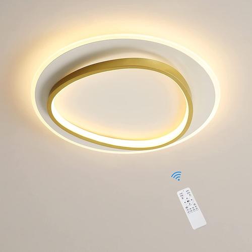 plafonnier led dimmable, blanc lampe de plafond moderne avec