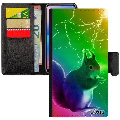 Coque Ecureuil Iphone 13 Mini Portefeuille Pu 128 Go Telephone Case Etui Animal Vert Unique 4g Multicolore Animaux Foret De