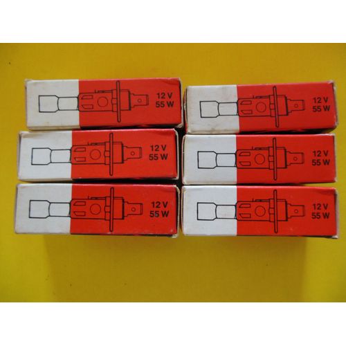 Ampoules 12 Volts - 55 Watts (Lot De 6)
