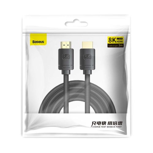 Baseus Video Cable High Definition Series Hdmi To Hdmi 2.1, 8k 60 Hz,