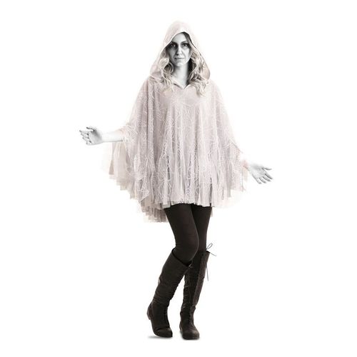 Déguisement Fantôme Avec Poncho Femme