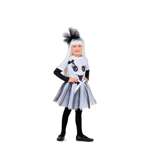 Déguisement Fantôme Enchanteur Avec Tutu Fille
