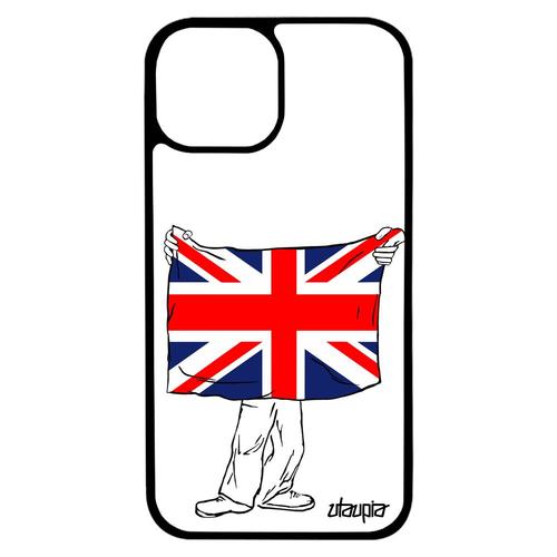 Coque Pour Iphone 13 Mini Silicone Drapeau Union Jack Angleterre Anglais Foot Britannique Jo Housse Grande Bretagne Angleterre