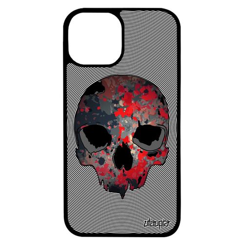 Coque Iphone 13 Pro Max En Silicone Tete De Mort Souple Etui Design Sang 1000 Go Electro Garcon Crane Pirate Rouge Punk Mobile
