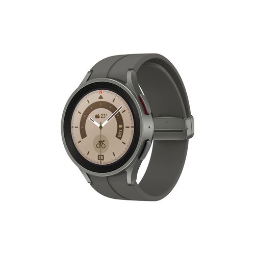 Montre Connectée Samsung Sm-R920 Galaxy Watch5 Pro Gris Titane 45 Mm De