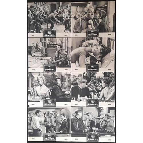 Jean Gabin * Rue Des Prairies * Film 1956 Denys De La Patelliere - 8 Photos D'exploitation Originales Françaises De Cinéma * Chaque Affiche 24x30 Cm * Lobby Card * Marie-José Nat ; Claude Brasseur