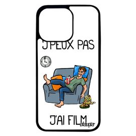 Coque Silicone J'peux Pas J'ai Film Iphone 13 Pro Manga Drole Je Humour Humoristique Bande Dessinée Telephone Blanc Television