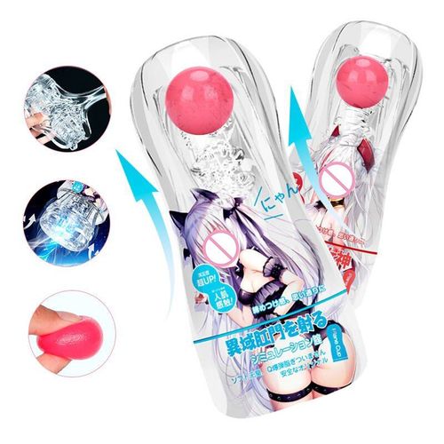Masturbateurs Japonais En Silicone Pour Hommes, Vrai Vagin Transparent, Sous Vide, Produits Pour Adultes, Jouets Sexuels Pour Hommes, 18 +