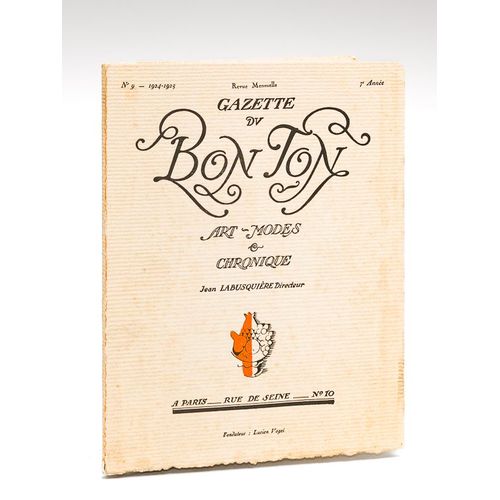 Gazette Du Bon Ton. Art - Modes & Chronique. 1924-1925 - 7e Année - Numéro 9 - Revue Mensuelle