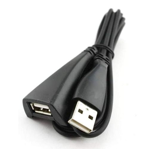 Rallonge Port USB mâle / femelle 1.50 m noir