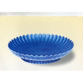 Carte Postale Theme Art Musees - Palace Museum Chine 16.50 Cm X 11.30 Xm Sprinkle Blue Dish In Shape Of Chrysanthemum