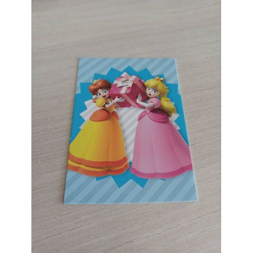 Carte Panini Super Mario N°119 Peach & Daisy
