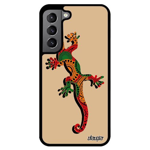 Coque En Silicone Salamandre Galaxy S22 Esprit Du Feu Reptile Mobile Jaune Animaux Antichoc Animal Portable Rasta Jamaique Samsung