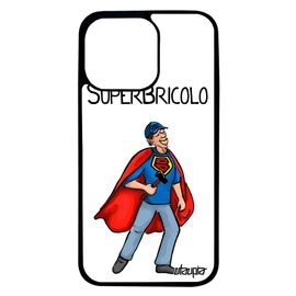 Coque Iphone 13 Pro Silicone Super Bricolo Comique Case Papa Blanc Comics Personnalisé De Protection Telephone Dessin Papy