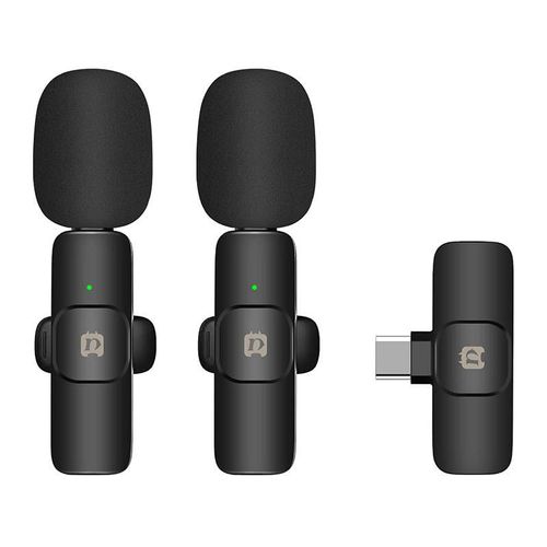 Wireless Microphone Puluz Pu3151b Lavalier Type C