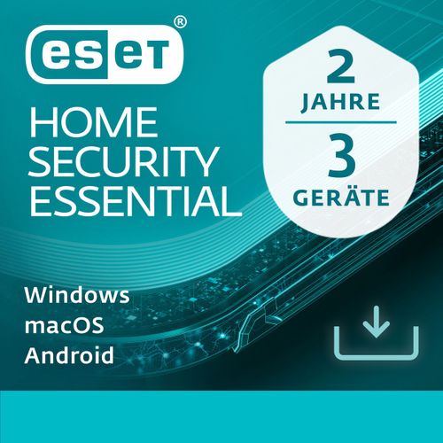 Eset Home Security Essential - 3 User, 2 Years - Esd-Download Esd