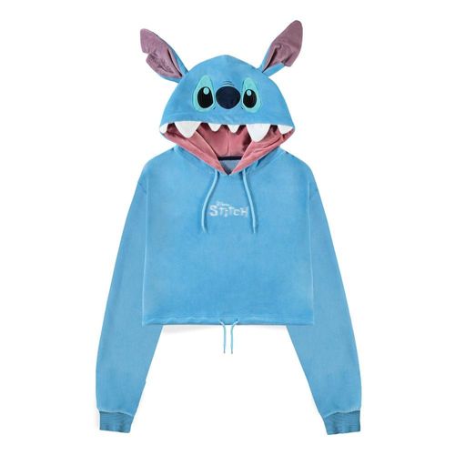 Lilo & Stitch Cropped Sweater À Capuche Stitch (Xs)