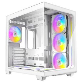 Boitier PC Moyen Tour ATX Antec Constellation C5 RGB avec panneaux vitrés - Blanc