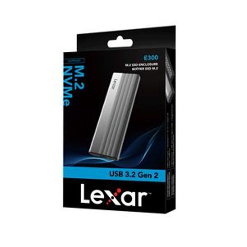 Boitier Externe Usb 3.2 Lexar E300 - Nvme M.2 Type 2280 (argent)
