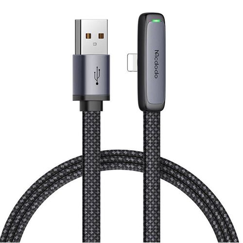 Mcdodo Ca-2790 Usb To Lightning Angle Cable, 1.2m (black)