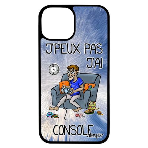 Coque Iphone 13 Silicone J'peux Pas J'ai Console Alu Smartphone Bleu Play Noir Original Drole Jeux Video Gamer Je Housse Geek