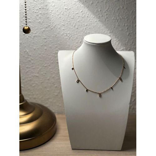 Collier Élégant Et Brillant En Acier Inoxydable 